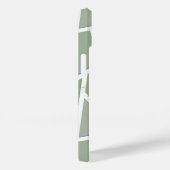 Olijfgroen mozaïekpatroon Case-Mate iPhone case (Achterkant / Rechts)