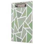 Olijfgroen mozaïekpatroon klembord (Links)