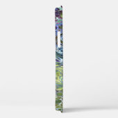 Olijfgroen, paars blauw, abstract Case-Mate iPhone case (Achterkant / Rechts)