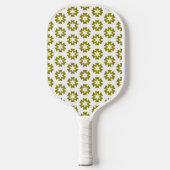 Olijfgroen Patroon Pickleball Paddle (Voorkant)