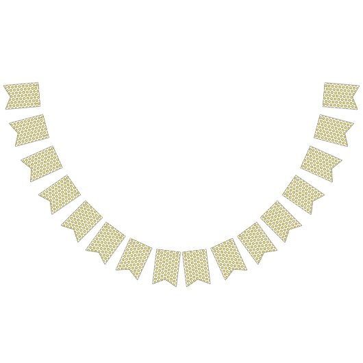 Olijfgroen patroon vlaggetjes (Alle)