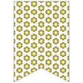 Olijfgroen patroon vlaggetjes (Derde vlag)