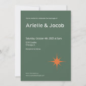 Olijfgroen, roest en roze moderne middeleeuwen kaart (Voorkant)