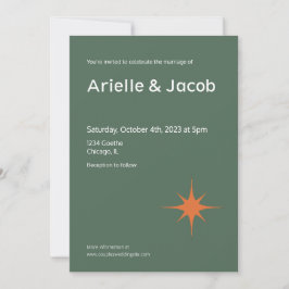 Olijfgroen, roest en roze moderne middeleeuwen kaart