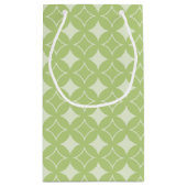 Olijfgroen schildpad klein cadeauzakje (Achterkant)