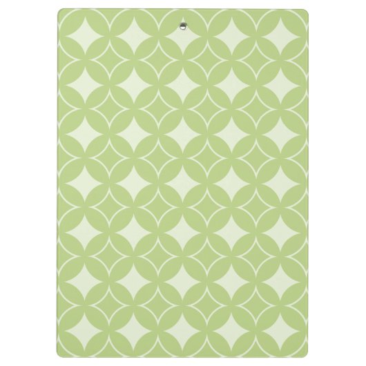 Olijfgroen schildpad klembord (Achterkant)