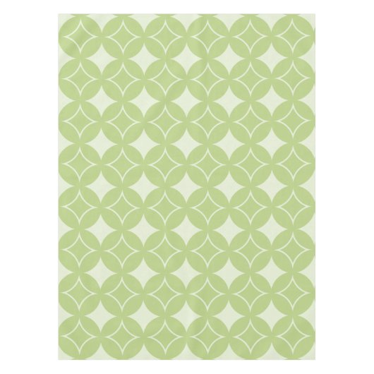 Olijfgroen schildpad tafelkleed (Voorkant)