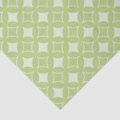 Olijfgroen schildpad tissuepapier (Detail)