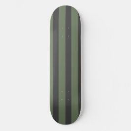 Olijfgroen Tik Gestreept Modern Persoonlijk Skateboard
