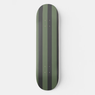 Olijfgroen Tik Gestreept Modern Persoonlijk Skateboard