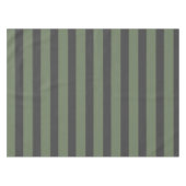 Olijfgroen Tik Gestreept Modern Tafelkleed (Voorkant (Horizontaal))