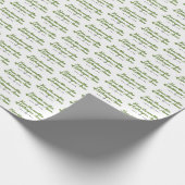 Olijfgroen uit de naalden van het ompakken van pap cadeaupapier (Hoek)