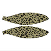 Olijfgroen Zwart Luipaard Print Basketbal (Panelen)