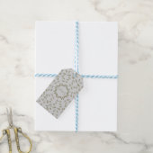 Olijfgroene Bladeren Natuurlijke Havermout Rustiek Cadeaulabel (Met Touw)