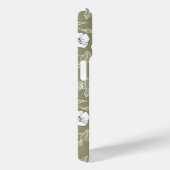 Olijfgroene bloem Eenvoudige bloem Moderne naam Case-Mate iPhone Case (Achterkant / Rechts)