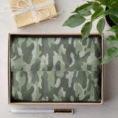 olijfgroene camouflage tissuepapier (Geschenk)