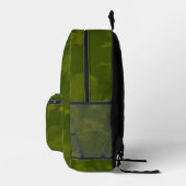 Olijfgroene camouflagepatroon bedrukte rugzak (Rechts)