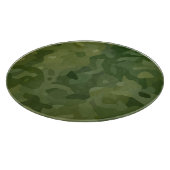 Olijfgroene camouflagepatroon snijplank (Hoek)