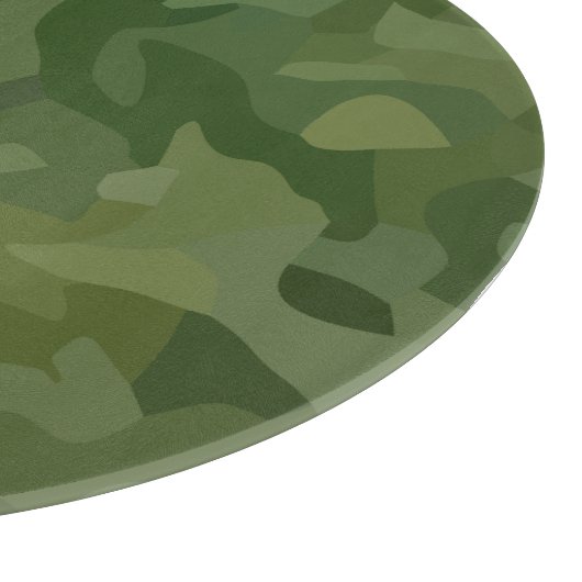 Olijfgroene camouflagepatroon snijplank (Hoek)