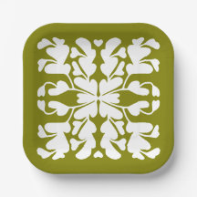 Olijfgroene deco