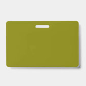 Olijfgroene Doe-Het-Zelf Aangepaste Homeschool-fot Badge (Achterkant)