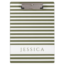 Olijfgroene en witte strepen patroonnaam