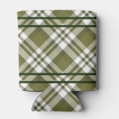 Olijfgroene geruite Koelbox Blikjeskoeler (Achterkant)