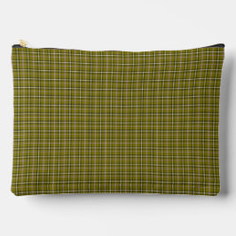 Olijfgroene geruite retro kleur etui