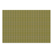 Olijfgroene geruite retro kleur