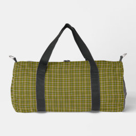 Olijfgroene geruite retro kleur plunjezak
