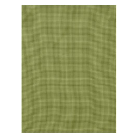 Olijfgroene Gingham-52x70 KATOENTABLETTE Tafelkleed (Voorkant)
