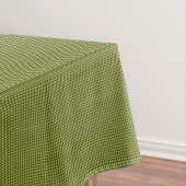 Olijfgroene Gingham-52x70 KATOENTABLETTE Tafelkleed (Voorbeeld)