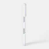 Olijfgroene harten draak op wit iPhone 16 hoesje (Rechterkant)