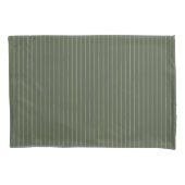 Olijfgroene instripsoorten kussensloop (Voorkant)