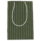 Olijfgroene instripsoorten medium cadeauzakje (Voorkant)