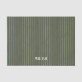 Olijfgroene instripsoorten tissuepapier