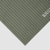 Olijfgroene instripsoorten tissuepapier (Detail)