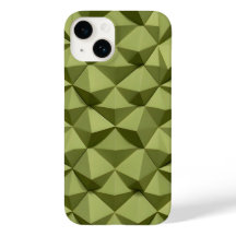 Olijfgroene iPhone Hoes Minimalistische Moderne Te