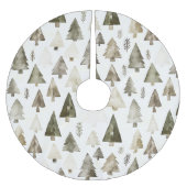Olijfgroene kerstbomen kerstboom rok (Voorkant)