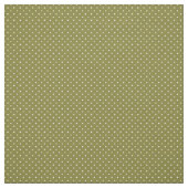 Olijfgroene kleine Stippen Stof (Swatch)