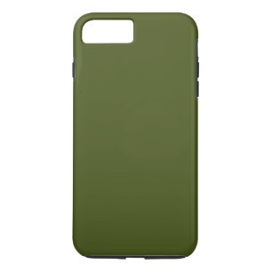 Olijfgroene kleur voor accessoires past dit aan iPhone 8/7 plus hoesje