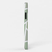 Olijfgroene mozaïekpatroon Case-Mate iPhone case (Achterkant/rechts)