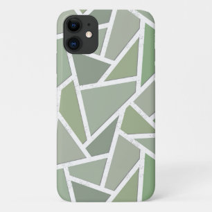 Olijfgroene mozaïekpatroon Case-Mate iPhone case
