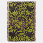 Olijfgroene Paarse vuursteen Deken (Voorkant Verticaal)