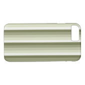 Olijfgroene schaduwstrepen Case-Mate iPhone case (Achterkant (Horizontaal))