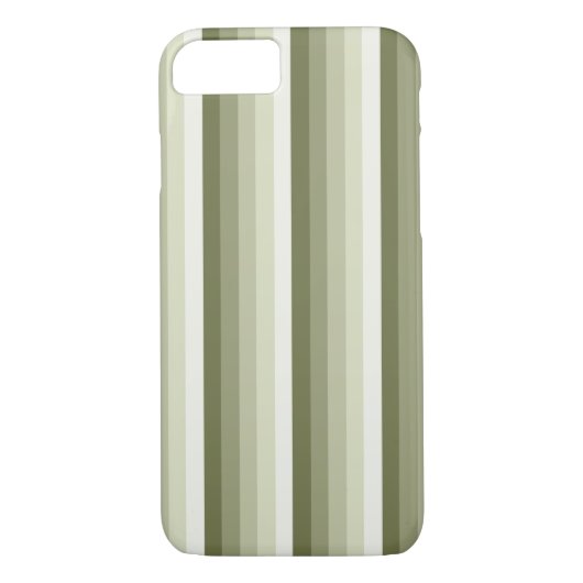 Olijfgroene schaduwstrepen Case-Mate iPhone case (Achterkant)