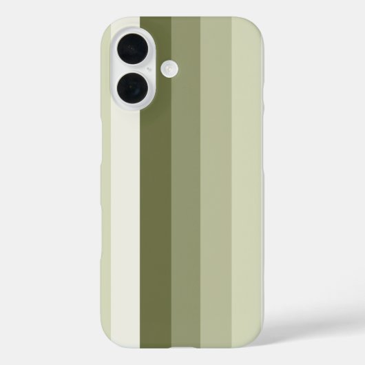 Olijfgroene schaduwstrepen Case-Mate iPhone case (Achterkant)