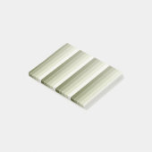 Olijfgroene schaduwstrepen post-it® notes (Schuin)