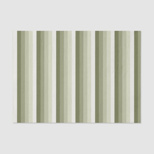 Olijfgroene schaduwstrepen tissuepapier (Voorkant)