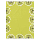 Olijfgroene Spaanse fans Tafelkleed (Voorkant)